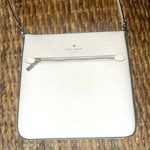 Kate Spade white crossbody purse
